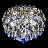 Люстра Грация №1 под бронзу синяя в Ижевске