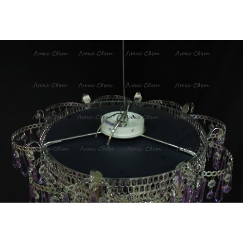 Люстра Ромашка Хризантема фиолетовая большой карашдаш в Ижевске Гусь Хрустальный