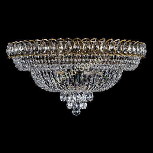 Люстра Хрустальный Каскад №1 700 мм под бронзу в Ижевске Гусь Хрустальный