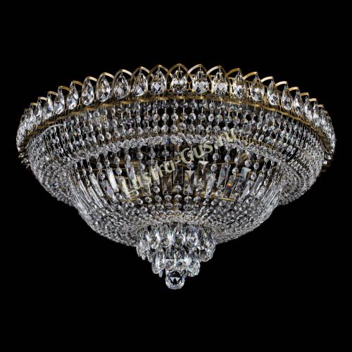 Люстра Хрустальный Каскад №1 700 мм под бронзу в Ижевске Гусь Хрустальный