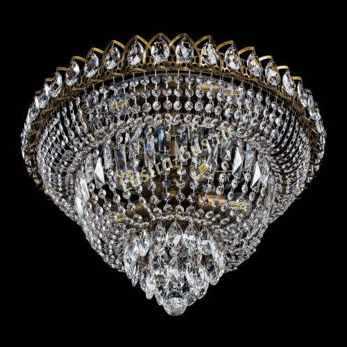 Люстра Хрустальный Каскад №1 под бронзу в Ижевске Гусь Хрустальный