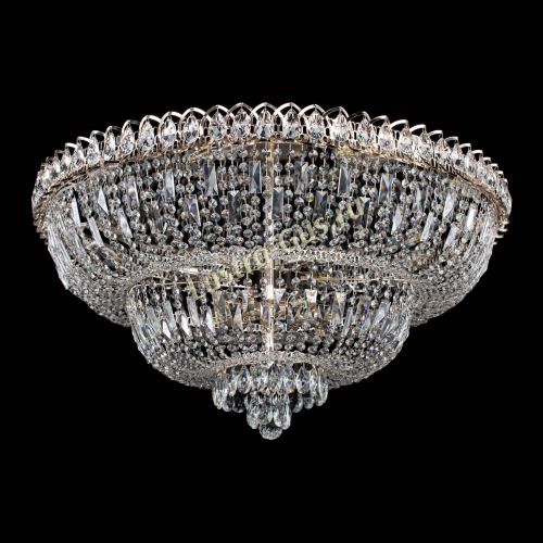 Люстра Хрустальный Каскад №15 с пластинками в Ижевске Гусь Хрустальный