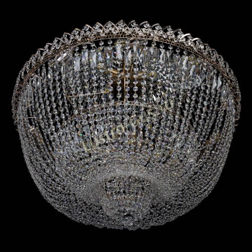 Люстра Хрустальный Каскад №2 - 15 ламп в Ижевске Гусь Хрустальный