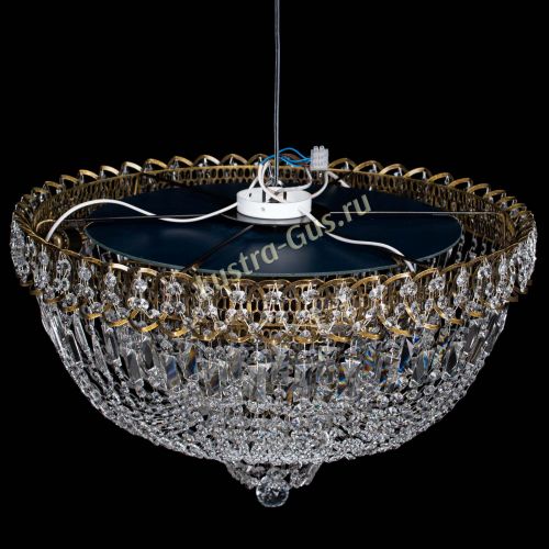 Люстра Хрустальный Каскад №2 под бронзу в Ижевске Гусь Хрустальный
