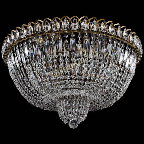 Люстра Хрустальный Каскад №2 журавлик под бронзу в Ижевске Гусь Хрустальный