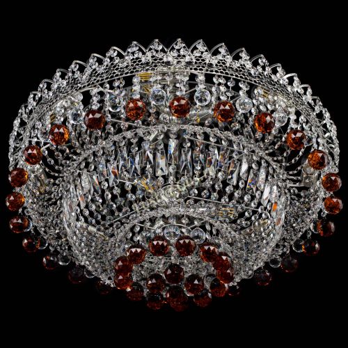 Люстра Хрустальный каскад №3 Шар чайная в Ижевске Гусь Хрустальный