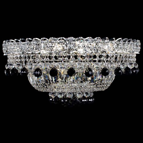 Люстра Хрустальный каскад №3 Шар черная в Ижевске Гусь Хрустальный