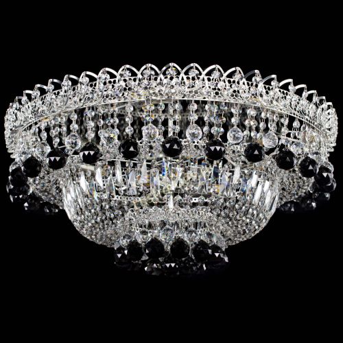 Люстра Хрустальный каскад №3 Шар черная в Ижевске Гусь Хрустальный