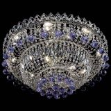 Люстра Хрустальный каскад №3 Шар фиолетовая в Ижевске