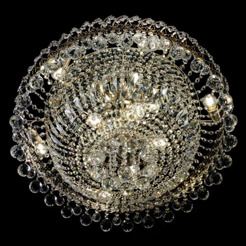 Люстра Хрустальный каскад №3 Шар 700 мм в Ижевске Гусь Хрустальный