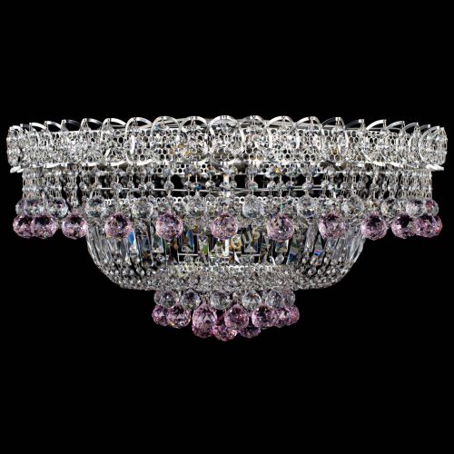 Люстра Хрустальный каскад №3 Шар розовая в Ижевске Люстра Хрустальный каскад №3 Шар розовая в Ижевске