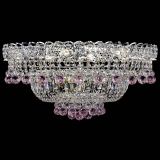 Люстра Хрустальный каскад №3 Шар розовая в Ижевске Люстра Хрустальный каскад №3 Шар розовая в Ижевске