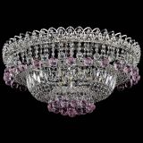 Люстра Хрустальный каскад №3 Шар розовая в Ижевске Люстра Хрустальный каскад №3 Шар розовая в Ижевске