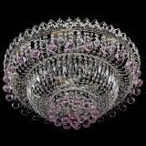 Люстра Хрустальный каскад №3 Шар розовая в Ижевске Люстра Хрустальный каскад №3 Шар розовая в Ижевске