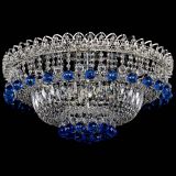Люстра Хрустальный каскад №3 Шар синяя в Ижевске