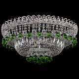 Люстра Хрустальный каскад №3 Шар зеленая в Ижевске Люстра Хрустальный каскад №3 Шар зеленая в Ижевске