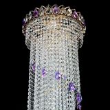 Люстра Хрустальный Каскад №5 фиолетовый в Ижевске Люстра Хрустальный Каскад №5 фиолетовый в Ижевске