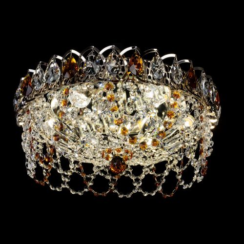 Люстра Хрустальный Каскад Ажур чайный в Ижевске Гусь Хрустальный