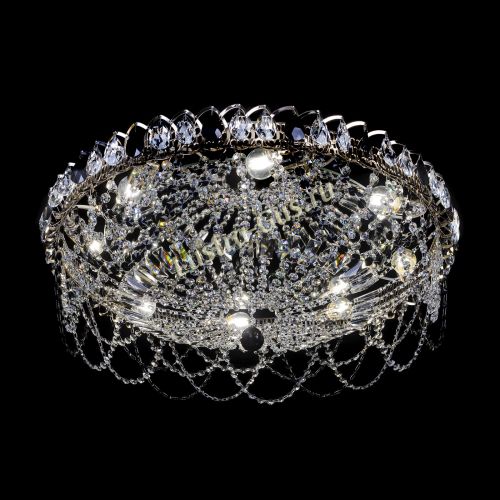 Люстра Каскад Ажур 700 мм черный в Ижевске Гусь Хрустальный