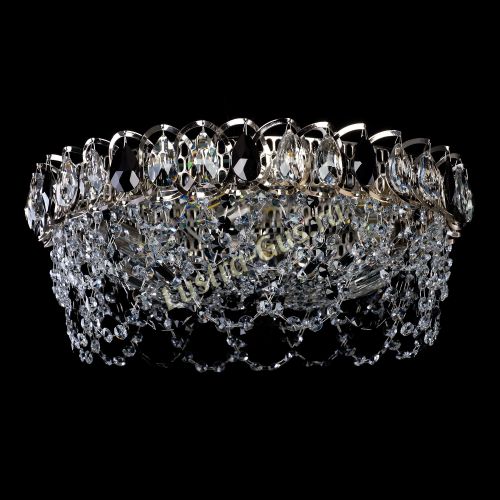 Люстра Хрустальный Каскад Ажур черный в Ижевске Гусь Хрустальный