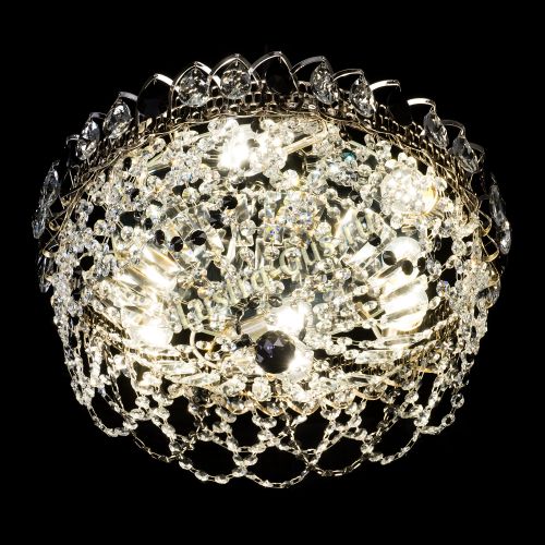 Люстра Хрустальный Каскад Ажур черный в Ижевске Гусь Хрустальный