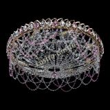 Люстра Каскад Ажур 700 мм розовый в Ижевске