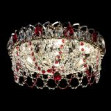 Люстра Хрустальный Каскад Ажур красный в Ижевске Люстра Хрустальный Каскад Ажур красный в Ижевске