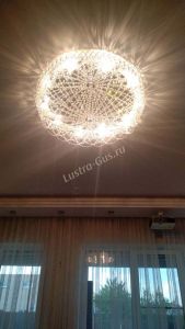 Люстра Хрустальный Каскад Ажур в Ижевске отзыв и фото покупателя