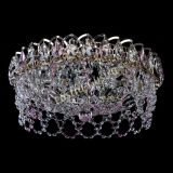 Люстра Хрустальный Каскад Ажур розовый в Ижевске