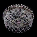 Люстра Хрустальный Каскад Ажур розовый в Ижевске