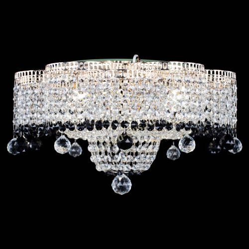 Люстра Камелия №4 черная в Ижевске Гусь Хрустальный