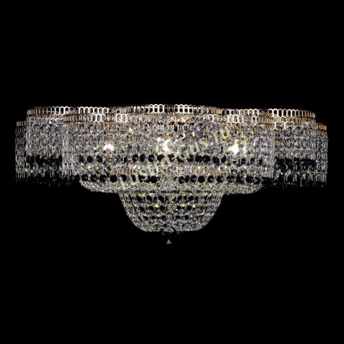 Люстра Камелия №1 черная в Ижевске Гусь Хрустальный