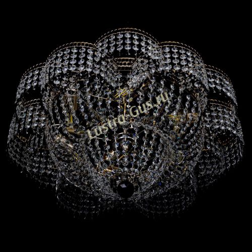 Люстра Камелия №1 черная в Ижевске Гусь Хрустальный