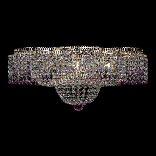 Люстра Камелия №1 розовая в Ижевске Гусь Хрустальный