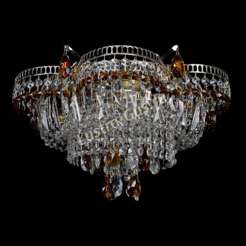 Люстра Камея №1 - 3 лампы чайная в Ижевске Гусь Хрустальный