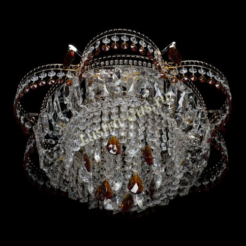 Люстра Камея №1 - 3 лампы чайная в Ижевске Гусь Хрустальный