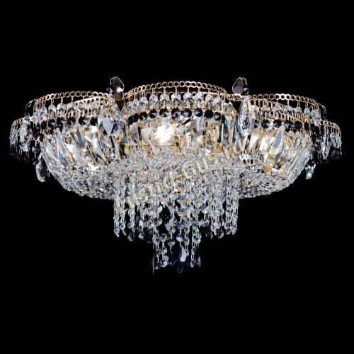 Люстра Камея №1 черная в Ижевске Гусь Хрустальный