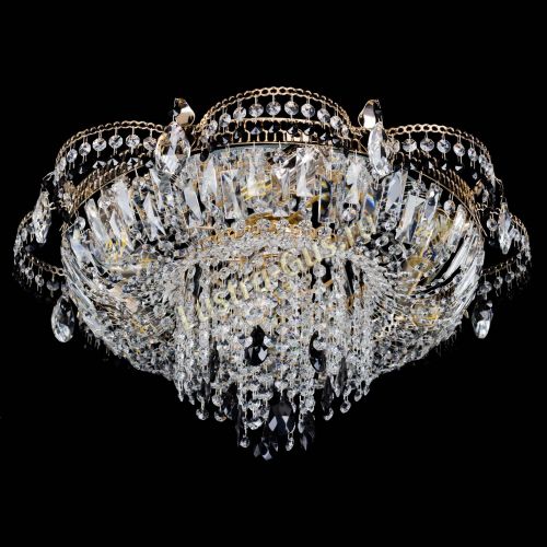 Люстра Камея №1 черная в Ижевске Гусь Хрустальный