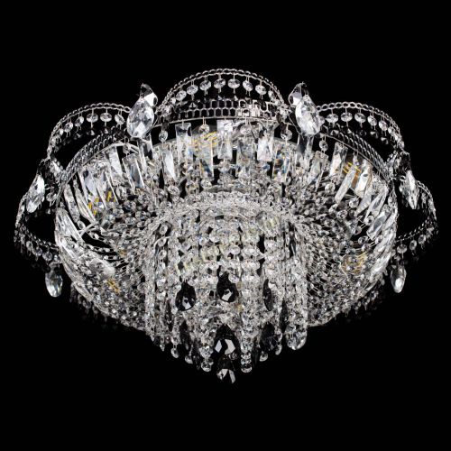 Люстра Камея №1 черная в Ижевске Гусь Хрустальный