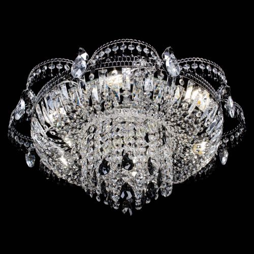 Люстра Камея №1 черная в Ижевске Гусь Хрустальный