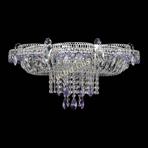Люстра Камея №1 фиолетовая в Ижевске Гусь Хрустальный