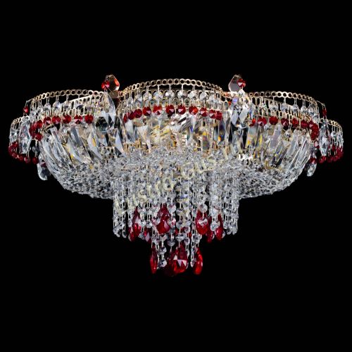 Люстра Камея №1 красная в Ижевске Гусь Хрустальный