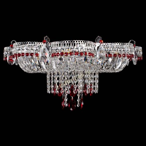 Люстра Камея №1 красная в Ижевске Гусь Хрустальный