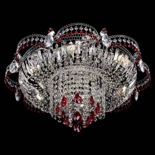 Люстра Камея №1 красная в Ижевске Гусь Хрустальный