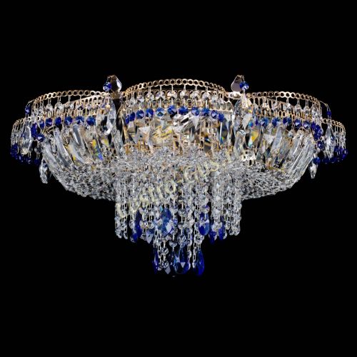 Люстра Камея №1 синяя в Ижевске Гусь Хрустальный