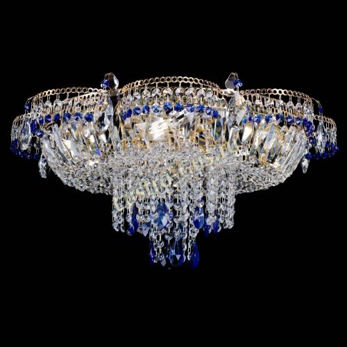 Люстра Камея №1 синяя в Ижевске Гусь Хрустальный
