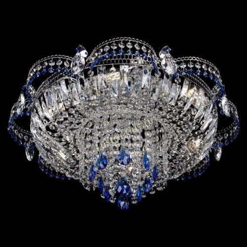 Люстра Камея №1 синяя в Ижевске Гусь Хрустальный