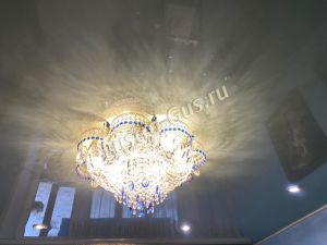 Люстра Камея №1 синяя в Ижевске отзыв и фото покупателя