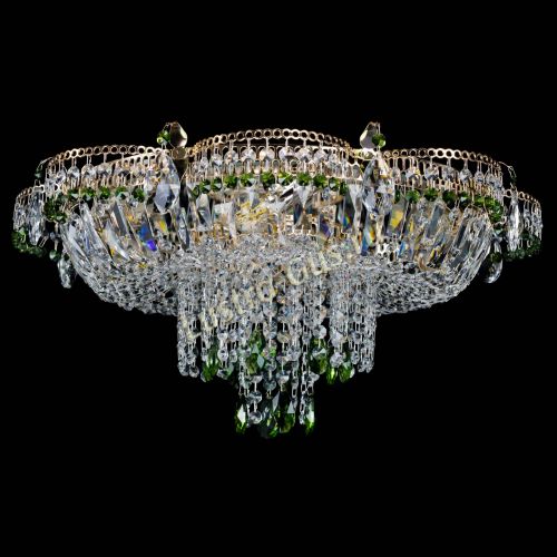 Люстра Камея №1 зеленая в Ижевске Гусь Хрустальный