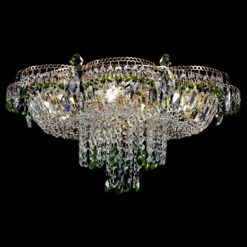 Люстра Камея №1 зеленая в Ижевске Гусь Хрустальный